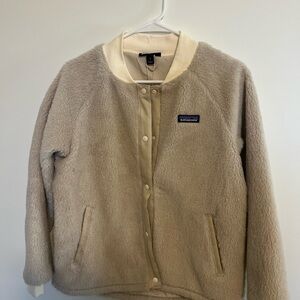 Patagonia Women's Tan Teddy Jacket